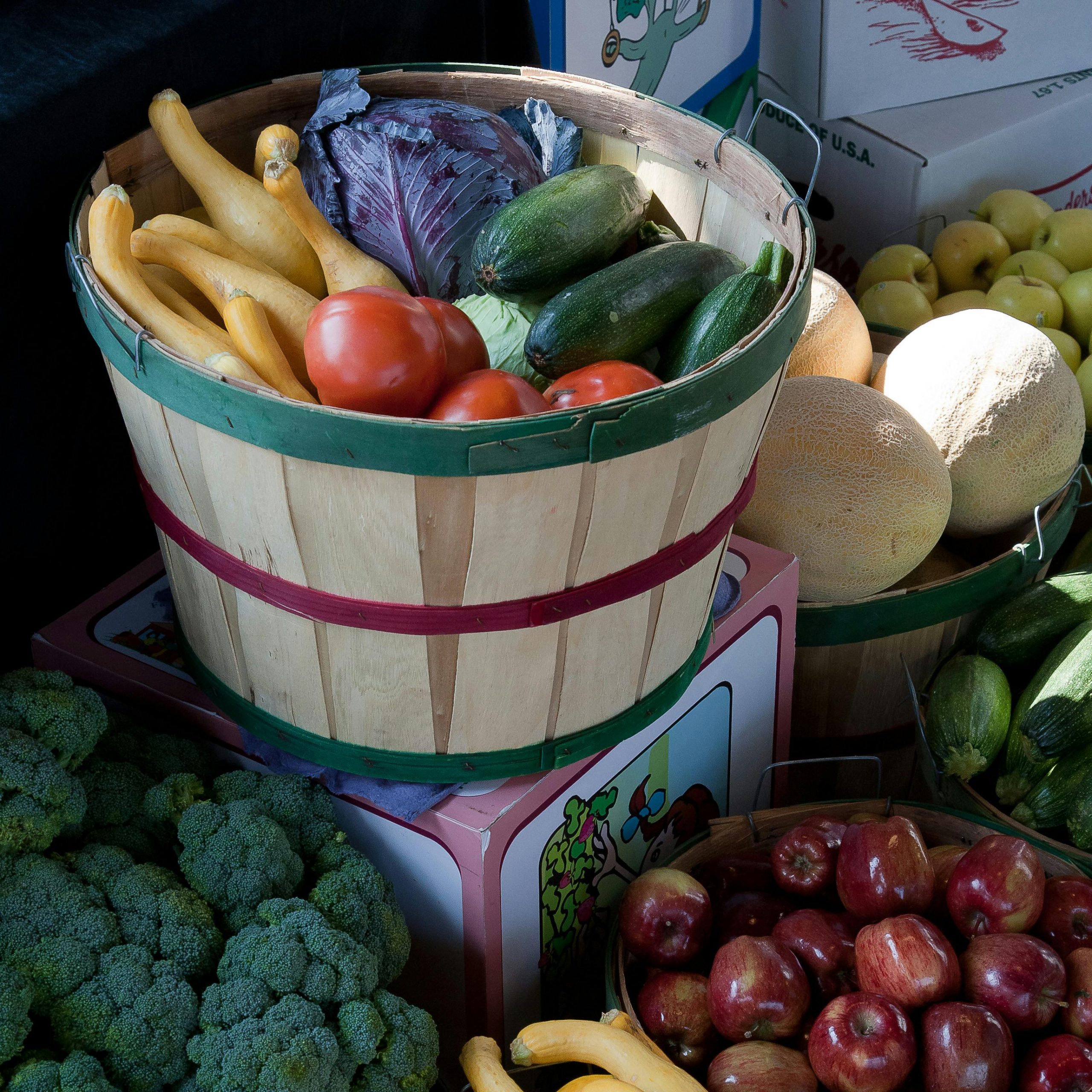 panier Familly - fruits et légumes livrrais